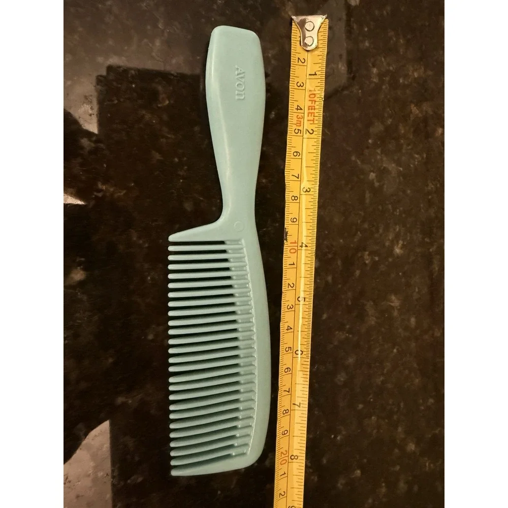 Blue Detangling‎ Comb Avon Vintage Seahorse 8 in with Handle 1970s Long/Wet Hair